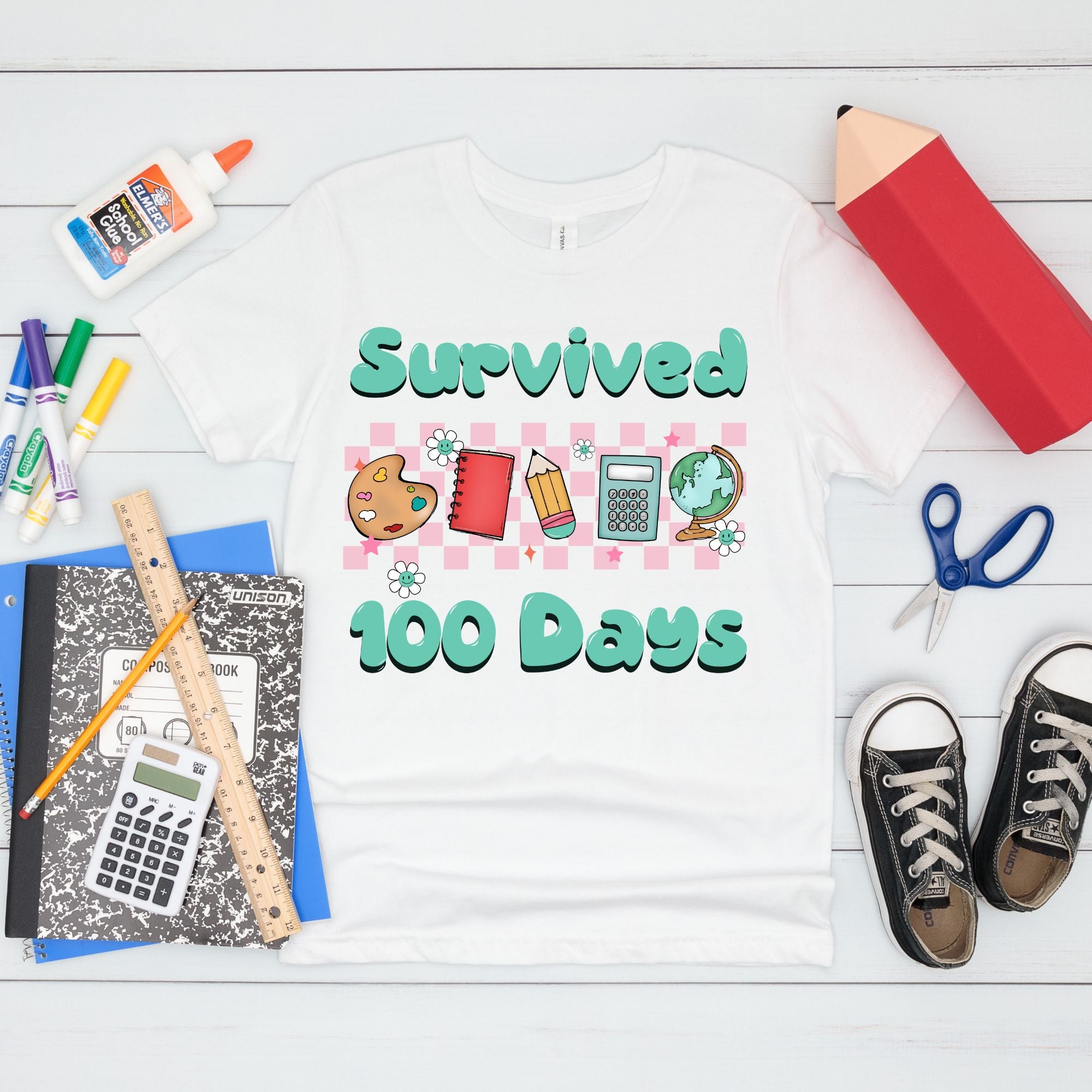 Survived 100 Days Retro