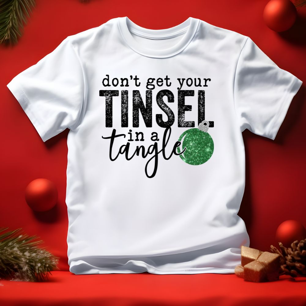 Tinsel In A Tangle Green