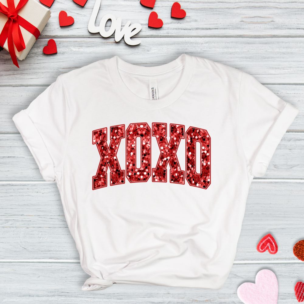 XOXO Sequins Red